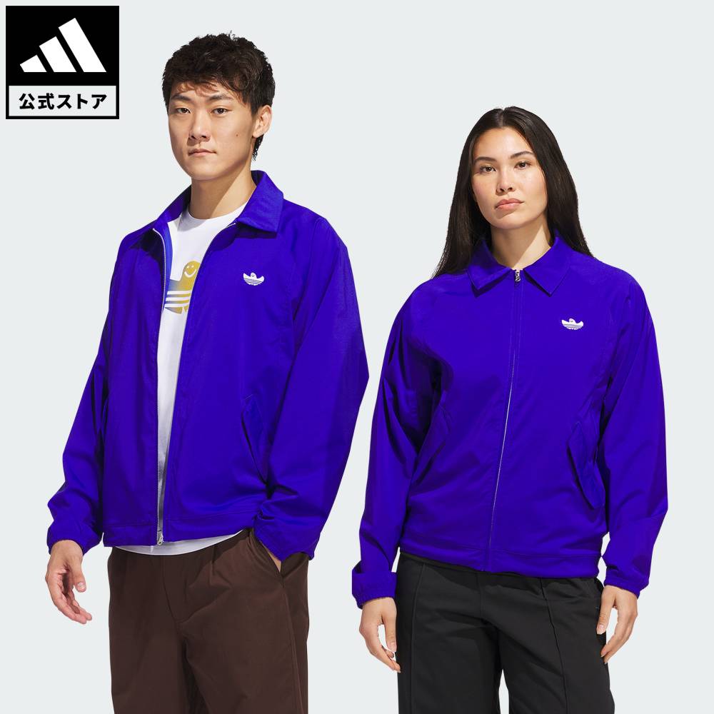 [공식] 아디다스 adidas 반품 가능 스케이트 보딩 슈무 포일 재킷 (젠더 중립) 오리지널스 유니섹스 웨어 옷 재킷 블루 블루 JC7633