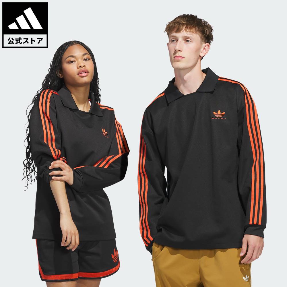 ADIDAS - 【20％OFFクーポン対象 05/09 20:00～05/20 23:59】 【公式】アディダス adidas 返品可 バスケットボール ラグビーポロ オリジナルス ユニセックス ウェア・服 ポロシャツ 黒 ブラック JM9952