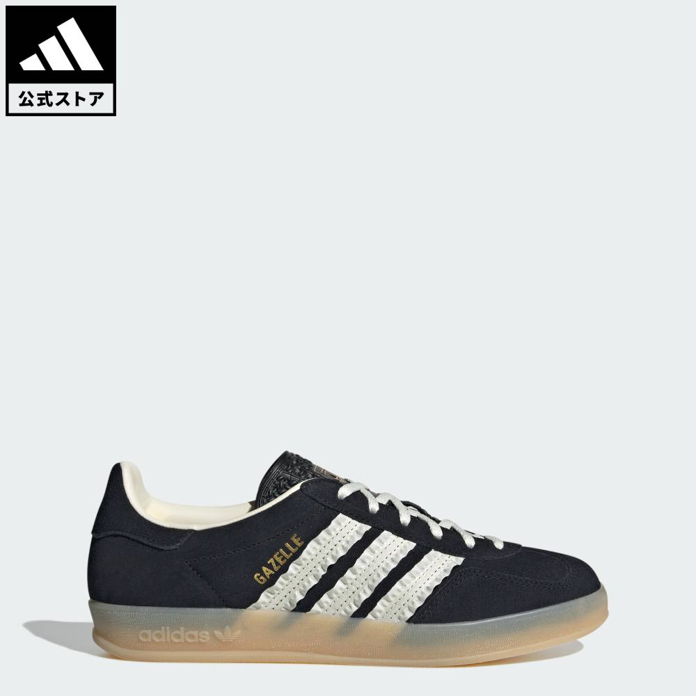 乐天商城 - 【公式】アディダス adidas 返品可 ライフスタイル ガゼル インドア オリジナルス ユニセックス シューズ・靴 スニーカー 黒 ブラック JS1412