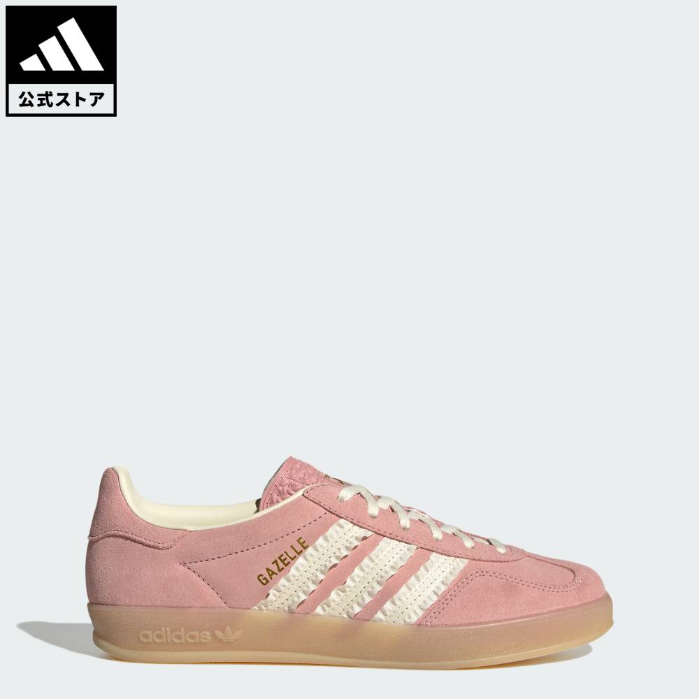 樂天商城 - 【公式】アディダス adidas 返品可 ライフスタイル ガゼル インドア オリジナルス ユニセックス シューズ・靴 スニーカー ピンク JS1413