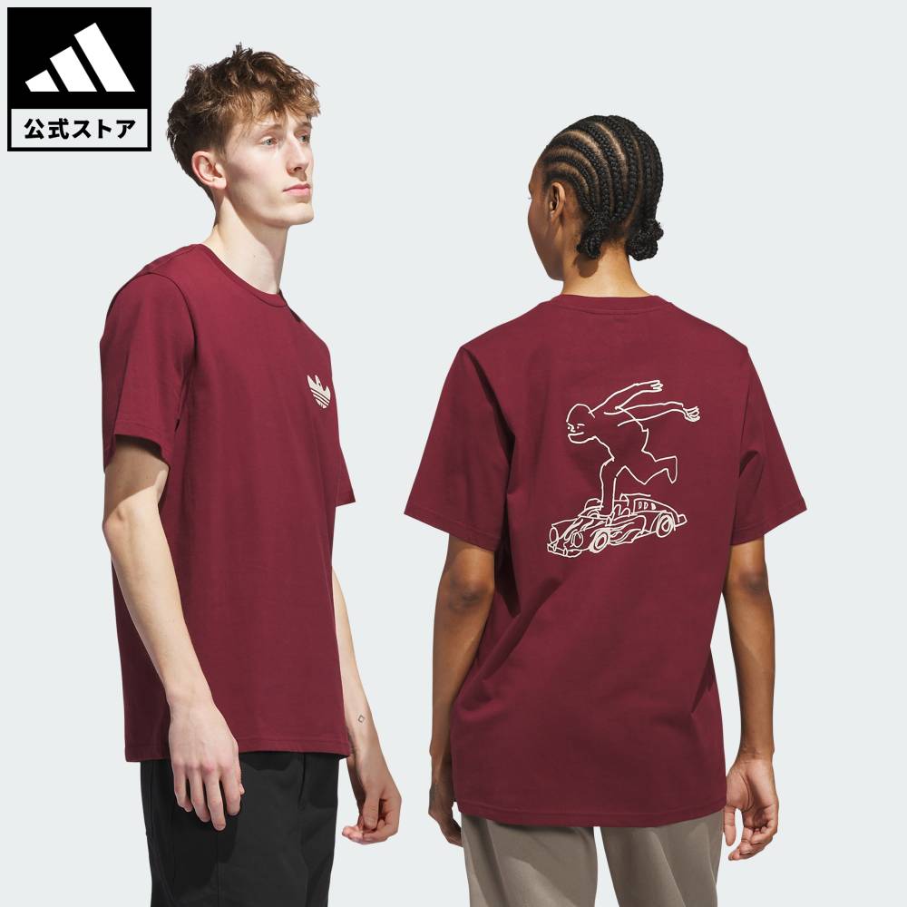 乐天商城 - 【40％OFFクーポン対象 05/09 20:00～05/20 23:59】 【公式】アディダス adidas 返品可 ライフスタイル シュムーフォイル ゴンズ スピーディー 半袖Tシャツ オリジナルス ユニセックス ウェア・服 Tシャツ JX5455