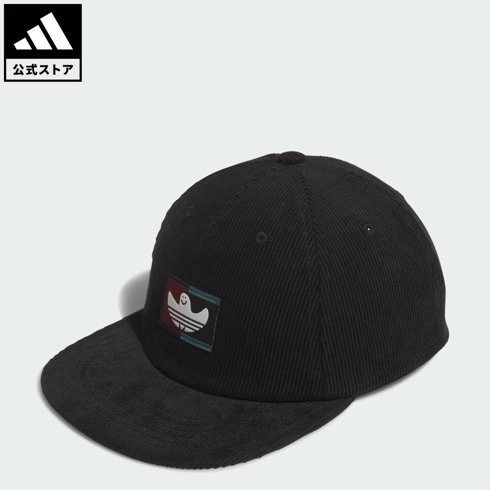 乐天商城 - 【ポイント20倍 5/9 20:00～5/20 23:59】 【公式】アディダス adidas 返品可 スケートボーディング シュムーフォイル コーデュロイハット オリジナルス ユニセックス アクセサリー 帽子 黒 ブラック JX5471 【PT】