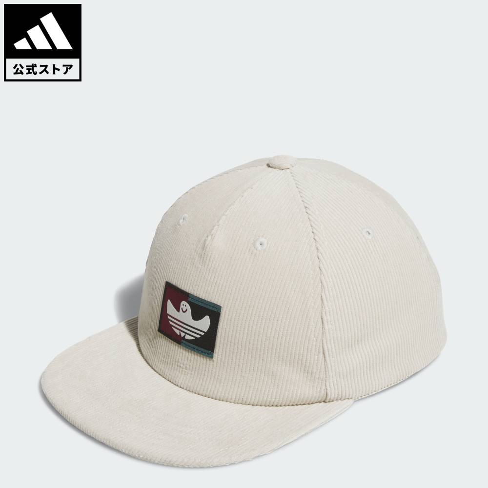 乐天商城 - 【30％OFFクーポン対象 05/09 20:00～05/20 23:59】 【公式】アディダス adidas 返品可 スケートボーディング シュムーフォイル コーデュロイハット オリジナルス ユニセックス アクセサリー 帽子 ベージュ JX5472
