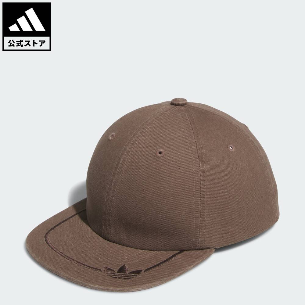 【20％OFFクーポン対象 03/28 00:00～03/30 23:59】 【公式】アディダス adidas 返品可 スケートボーディング スケートボーディング レーサー ストライプハット オリジナルス ユニセックス アクセサリー 帽子 ブラウン JX7971