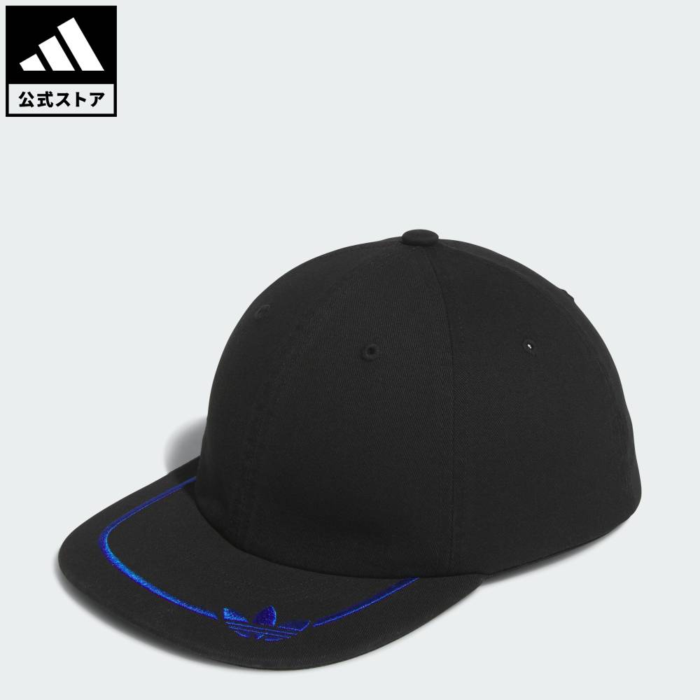 乐天商城 - 【30％OFFクーポン対象 05/09 20:00～05/20 23:59】 【公式】アディダス adidas 返品可 スケートボーディング スケートボーディング レーサー ストライプハット オリジナルス ユニセックス アクセサリー 帽子 黒 ブラック JX7974