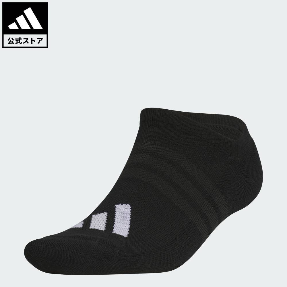 樂天商城 - 【ポイント10倍 5/9 20:00～5/20 23:59】 【公式】アディダス adidas 返品可 ゴルフ パフォーマンス ノー ショー ソックス パフォーマンス ユニセックス アクセサリー ソックス・靴下 黒 ブラック KC3718 【PT】