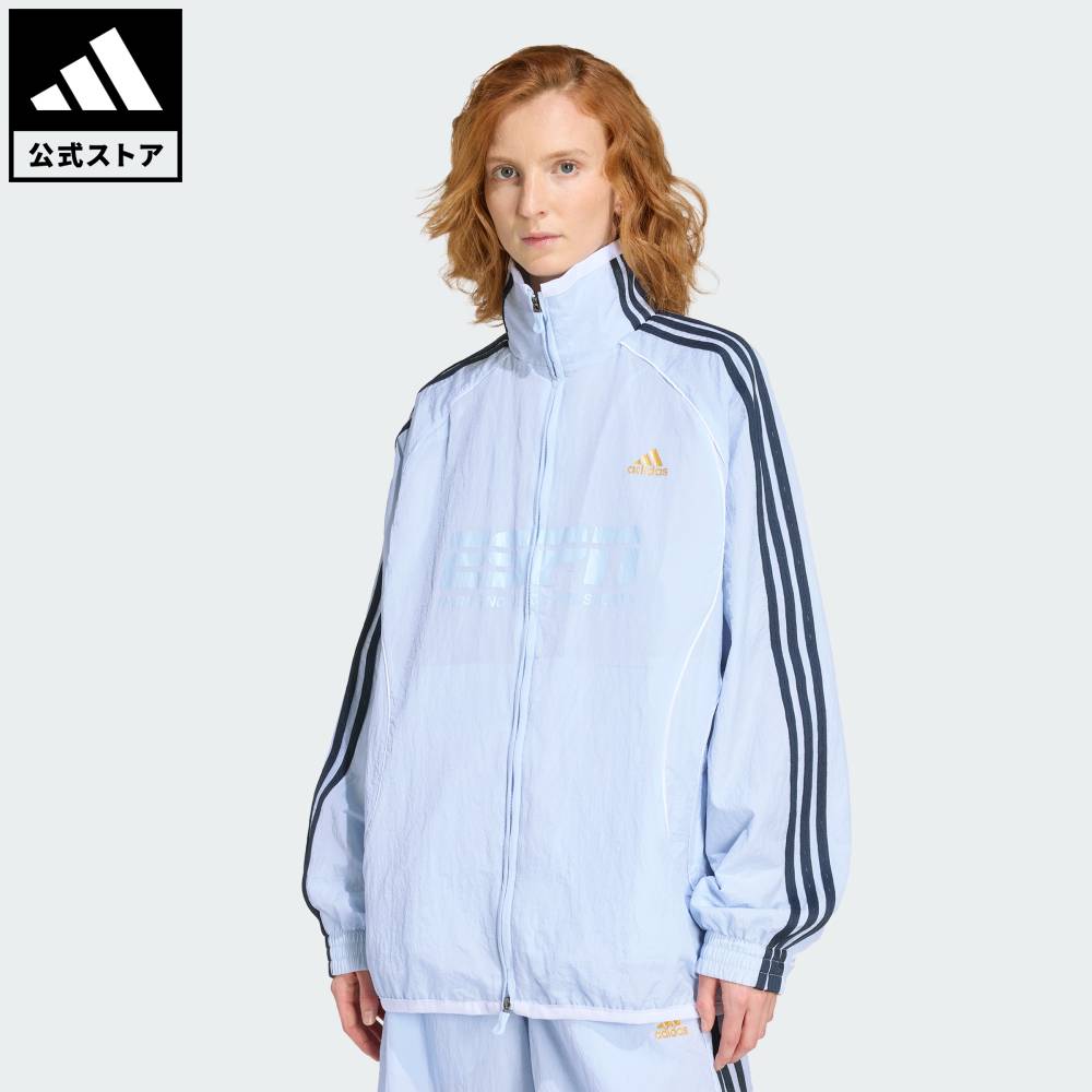 【公式】アディダス adidas 返品可 ライフスタイル チームガイスト 2.0 トラックトップ オリジナルス レディース ウェア・服 ジャージ 青 ブルー KC6395