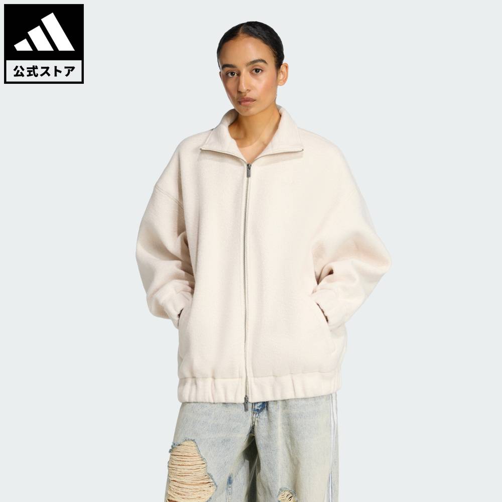 楽天市場】アディダス フリース ジャケット（カラーホワイト）の通販
