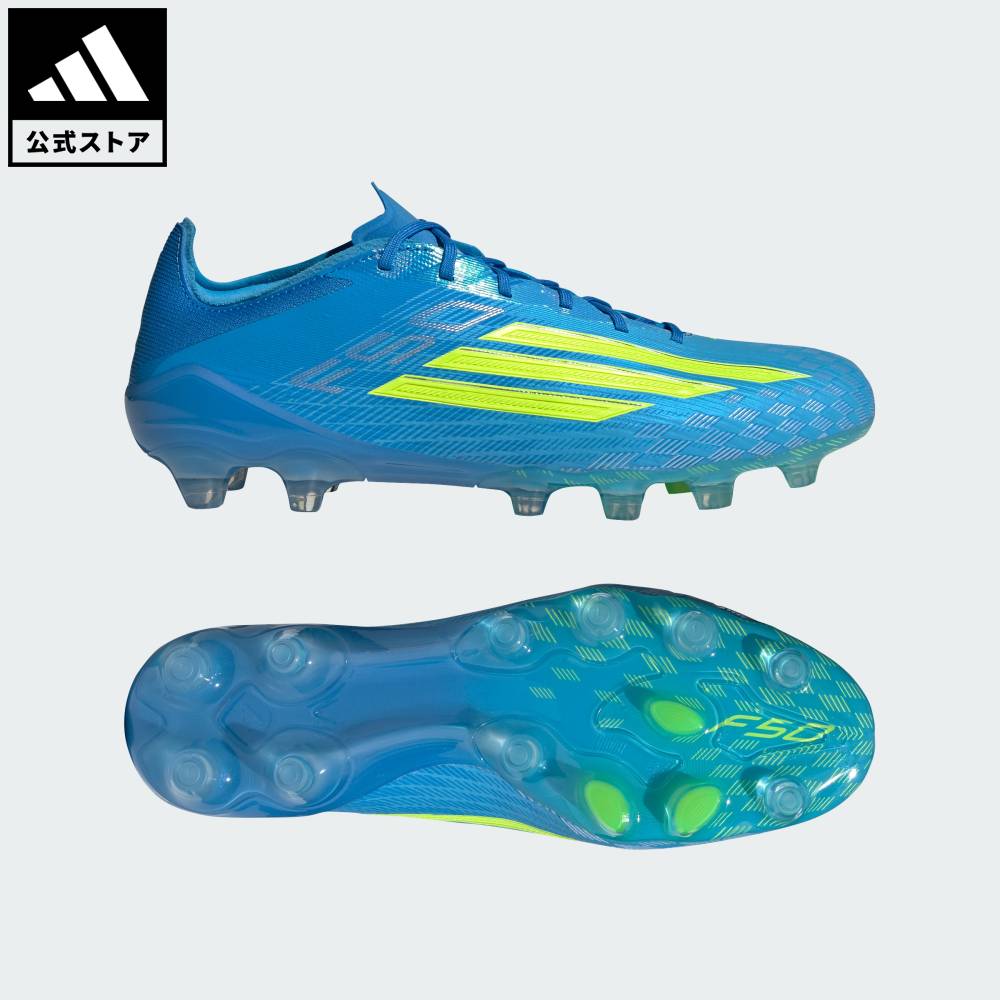 乐天商城 - 【公式】アディダス adidas 返品可 サッカー F50 ELITE HG/AG / 土・人工芝・天然芝用 / F50 ELITE Hard Ground Football Boots パフォーマンス ユニセックス シューズ・靴 スパイク 青 ブルー JR6465