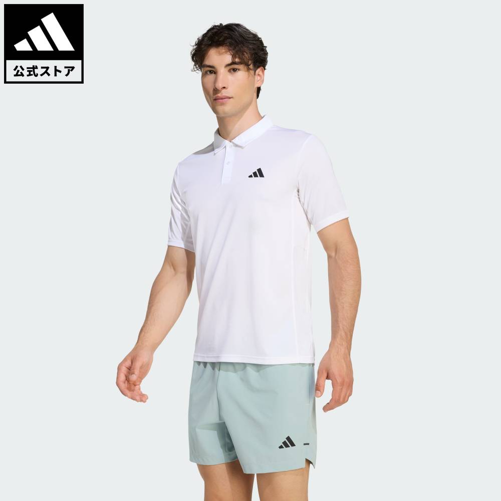 Brand：パフォーマンスSports：ジム・トレーニングCategory：ウェア・服【15cg】【color:ホワイト】【size:J/S】 【size:J/M】 【size:J/L】 【size:J/XL】 【size:J/2XL】 【size:J/3XL】 スポーツブランドアディダス公式ショップ2026年04月時点の発売時販売価格よりも値下げしていますワークアウト エッセンシャル ベース ポロシャツトレーニングシーンで頼れる一枚、ワークアウト エッセンシャル ベース ポロシャツ。快適な着心地と洗練されたスタイルを兼ね備え、常に前進し続けるあなたのためにデザインされた一着。クラシックなボタンクロージャーと襟のデザインが映える、時代を問わないデザインのポロシャツ。通気性に優れたモックアイレット構造の軽やかな生地で、どんなワークアウトでも快適さと清涼感をキープする。搭載されたクライマクールテクノロジーが、汗を素早く吸収・発散し、こもった熱を効果的に放出し、ハードなト動きの中も快適さをキープする。速乾性に優れた素材が、ハードなトレーニング中でも快適さをキープ。アディダスが誇る品質と機能性を備えた、頼れるポロシャツ。トレーニングやランニングなど、アクティブなライフスタイルに心地よくフィットするデザイン。ワークアウト中も涼しくドライな着心地をキープする、クライマクールテクノロジー搭載のクラシックポロシャツ。レギュラーフィットボタンクロージャーの襟ポリエステル100%モックアイレット構造クライマクールテクノロジー商品番号：KD5436色：Whiteモデル：DE092スポーツ：ジム・トレーニングテクノロジー：クライマクールSize胸囲うしろ着丈袖丈J/SJ/MJ/LJ/XLJ/2XLJ/3XL98cm103cm105cm110cm116cm123cm68cm69cm69cm70cm72cm73cm23cm24cm24cm25cm26cm27cm※ 上記の数値はそれぞれのサイズにおける製品の寸法を表しています。※ 商品によっては、表示の寸法から若干の誤差（1～2cm）が発生する場合があります。※ 同じサイズでも、製品の素材の特徴やデザインによって着用感が異なる場合があります。Other Color
