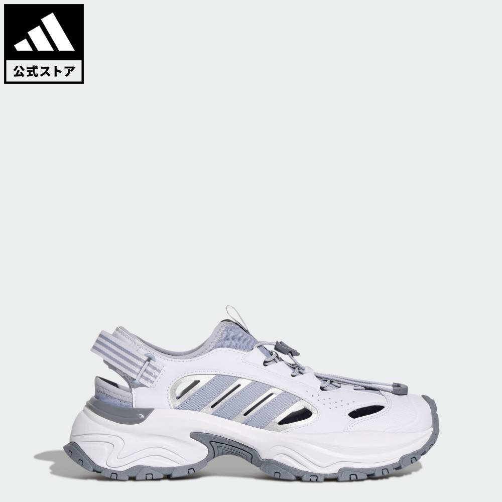 【公式】アディダス adidas 返品可 ライフスタイル スニーカー サンダル スポーツウェア ユニセックス シューズ・靴 サンダル＆ビーチサンダル グレー KH5991