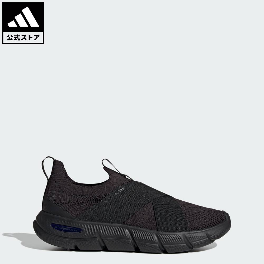 【公式】アディダス adidas 返品可 ウォーキング Cloudfoam フレックス アダプト / SHOES スポーツウェア レディース シューズ 靴 スニーカー 黒 ブラック KK0381