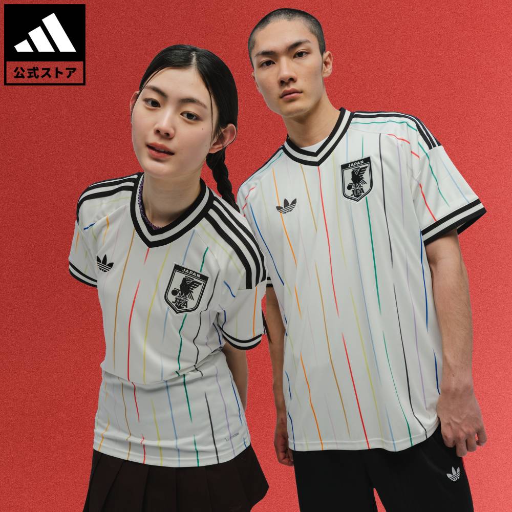 [ノベルティ対象] 【公式】アディダス adidas 返品可 サッカー サッカー日本代表 2026 アウェイ レプリカ ユニフォーム オリジナルス ユニセックス ウェア・服 ユニフォーム 白 ホワイト JN1872