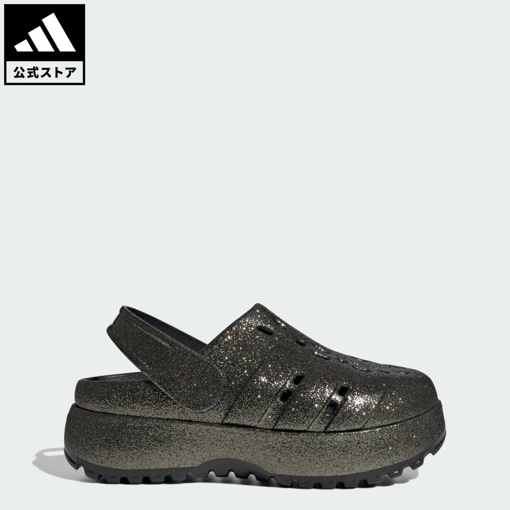 【ポイント20倍 4/24 20:00～4/27 9:59】 【公式】アディダス adidas 返品可 ライフスタイル アディレッタ プラットフォーム クロッグ / ADILETTE PLATFORM CLOG スポーツウェア レディース シューズ・靴 サンダル＆ビーチサンダル 黒 ブラック JP9093 【PT】