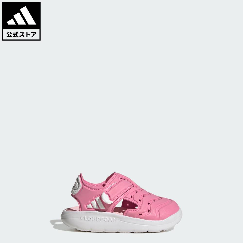 【ポイント20倍 4/24 20:00～4/27 9:59】 【公式】アディダス adidas 返品可 ライフスタイル ウォーター サンダル 2 サンダル ベビー / Water Sandal 2 Sandals Infants スポーツウェア キッズ／子供用 シューズ 靴 サンダル＆ビーチサンダル ピンク JP9415 【PT】