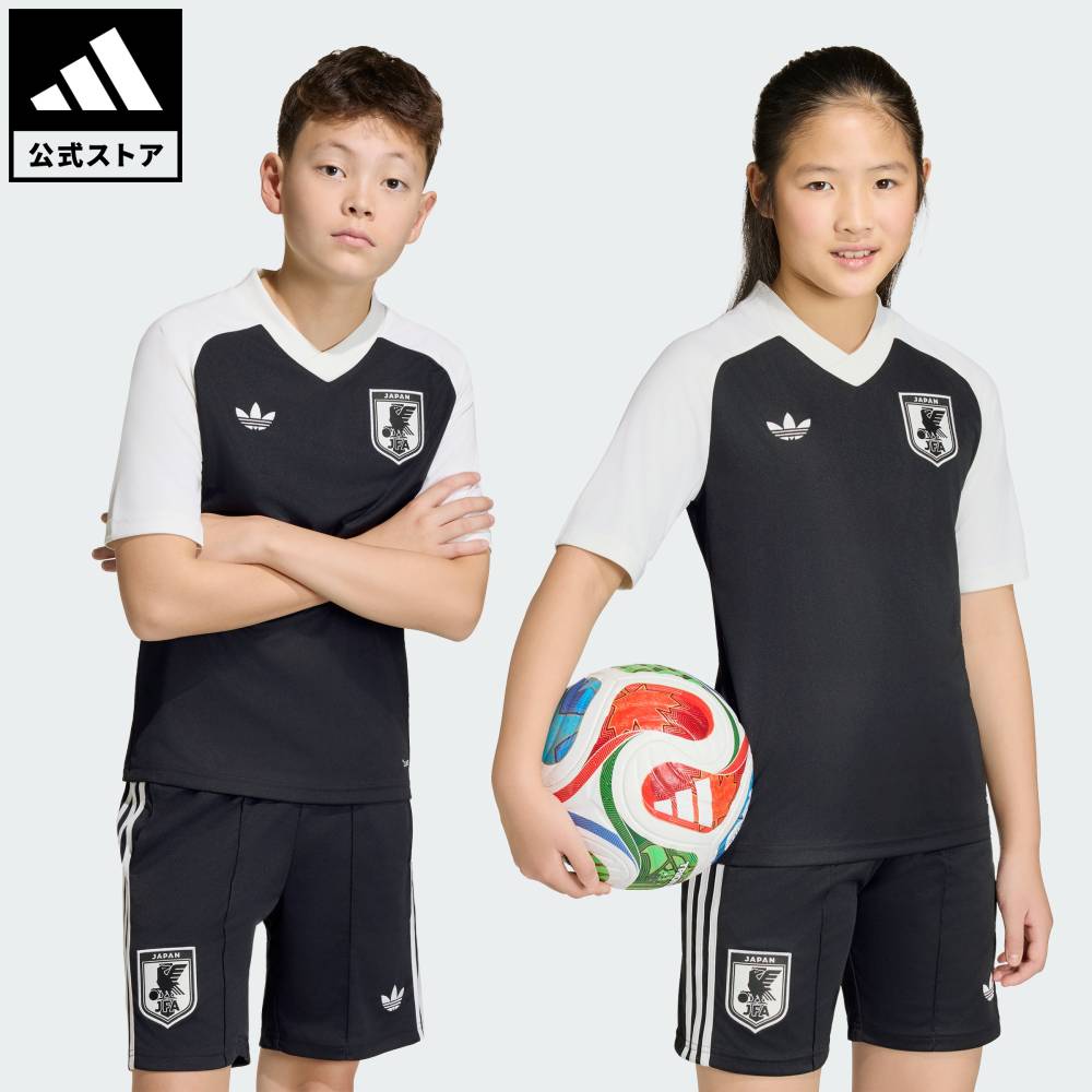 【公式】アディダス adidas 返品可 サッカー キッズ サッカー日本代表 2026 アウェイ プレマッチ ジャージ オリジナルス キッ...