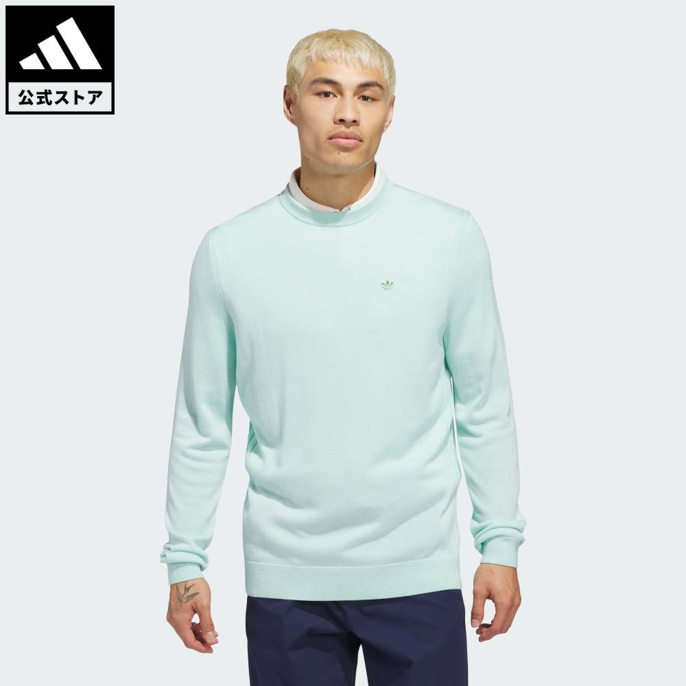 Brand：オリジナルスSports：ゴルフCategory：ウェア・服【14cg】【color:グリーン】【size:J/S】 【size:J/M】 【size:J/L】 【size:J/XL】 【size:J/2XL】 【size:J/3XL】 スポーツブランドアディダス公式ショップオリジナルス カシミヤ セーターこだわりのあるゴルファーにふさわしい一枚。オリジナルス カシミア セーターが、ラウンドウェアに気品あるアクセントをプラスする。通年で頼れる保温性を備えたリッチな素材感が、快適さの中でスイングに集中させてくれる。機能性を犠牲にすることなくデイリーにも着やすい設計で、普段のカジュアルルックにも、コース上のゴルフスタイルにも自然に溶け込む一着。レギュラーフィットのリラックスしたニュートラルなシルエットが、安定感のある着心地と、フェアウェイでの自然な可動域を両立してくれる。リブ仕様の襟がクラシックな表情を添えつつ、全体のルックを引き締めながら、ほど良くフィットする着心地を実現。快適さとエレガンスが調和した一枚で、ゴルフスタイルをワンランク上へと引き上げてくれるプルオーバータイプのスウェットデザインにリブ襟を合わせ、さらに快適な着用感を追求した一着。レギュラーフィットレーヨン70% / カシミアウール15% / メリノウール15%リブ襟商品番号：KB3825色：Clear Mintモデル：IV093スポーツ：ゴルフSize胸囲うしろ着丈袖丈袖口幅J/SJ/MJ/LJ/XLJ/2XLJ/3XL98cm103cm105cm110cm116cm123cm67cm68cm68cm69cm71cm72cm64cm64cm64cm64cm64cm64cm18cm19cm19cm19cm19cm20cm※ 上記の数値はそれぞれのサイズにおける製品の寸法を表しています。※ 商品によっては、表示の寸法から若干の誤差（1～2cm）が発生する場合があります。※ 同じサイズでも、製品の素材の特徴やデザインによって着用感が異なる場合があります。Other Color