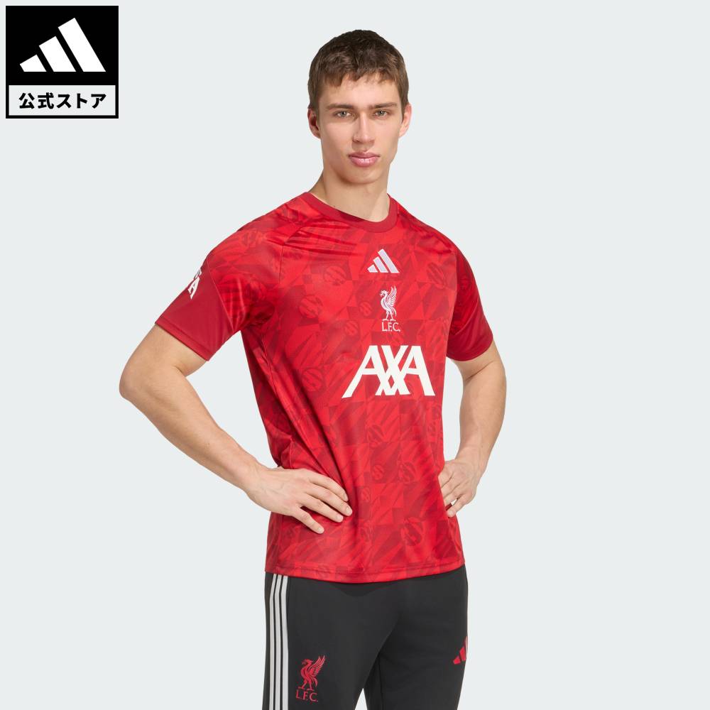 樂天商城 - 【公式】アディダス adidas 返品可 サッカー リバプールFC 25/26 プレマッチジャージ パフォーマンス メンズ ウェア・服 ユニフォーム KB5790