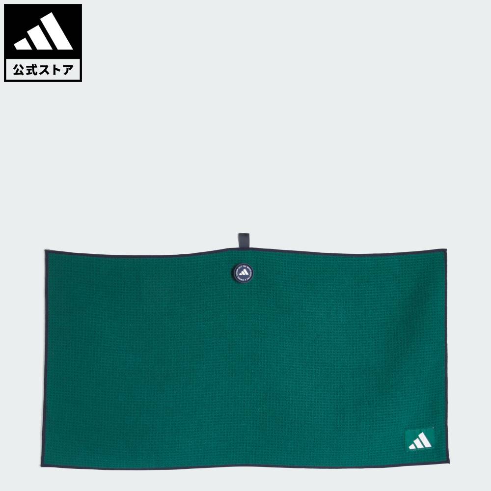 乐天商城 - 【公式】アディダス adidas 返品可 ゴルフ マグネティック マイクロファイバー プレイヤーズ カート タオル パフォーマンス ユニセックス アクセサリー スイムアクセサリー 緑 グリーン KB6948