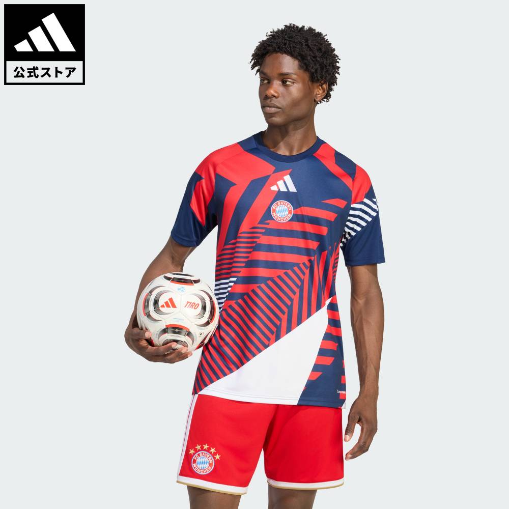 樂天商城 - 【公式】アディダス adidas 返品可 サッカー FCバイエルン 26/27 プレマッチジャージ パフォーマンス メンズ ウェア・服 ユニフォーム 青 ブルー KE8590