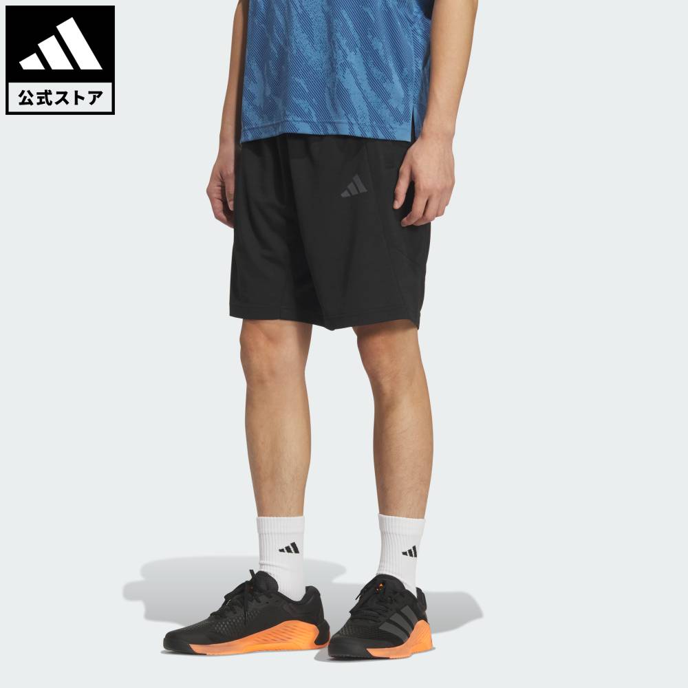 乐天商城 - 【公式】アディダス adidas 返品可 ジム・トレーニング メンズ　クールセンサーショートパンツ パフォーマンス メンズ ウェア・服 ショートパンツ・短パン 黒 ブラック KF6119