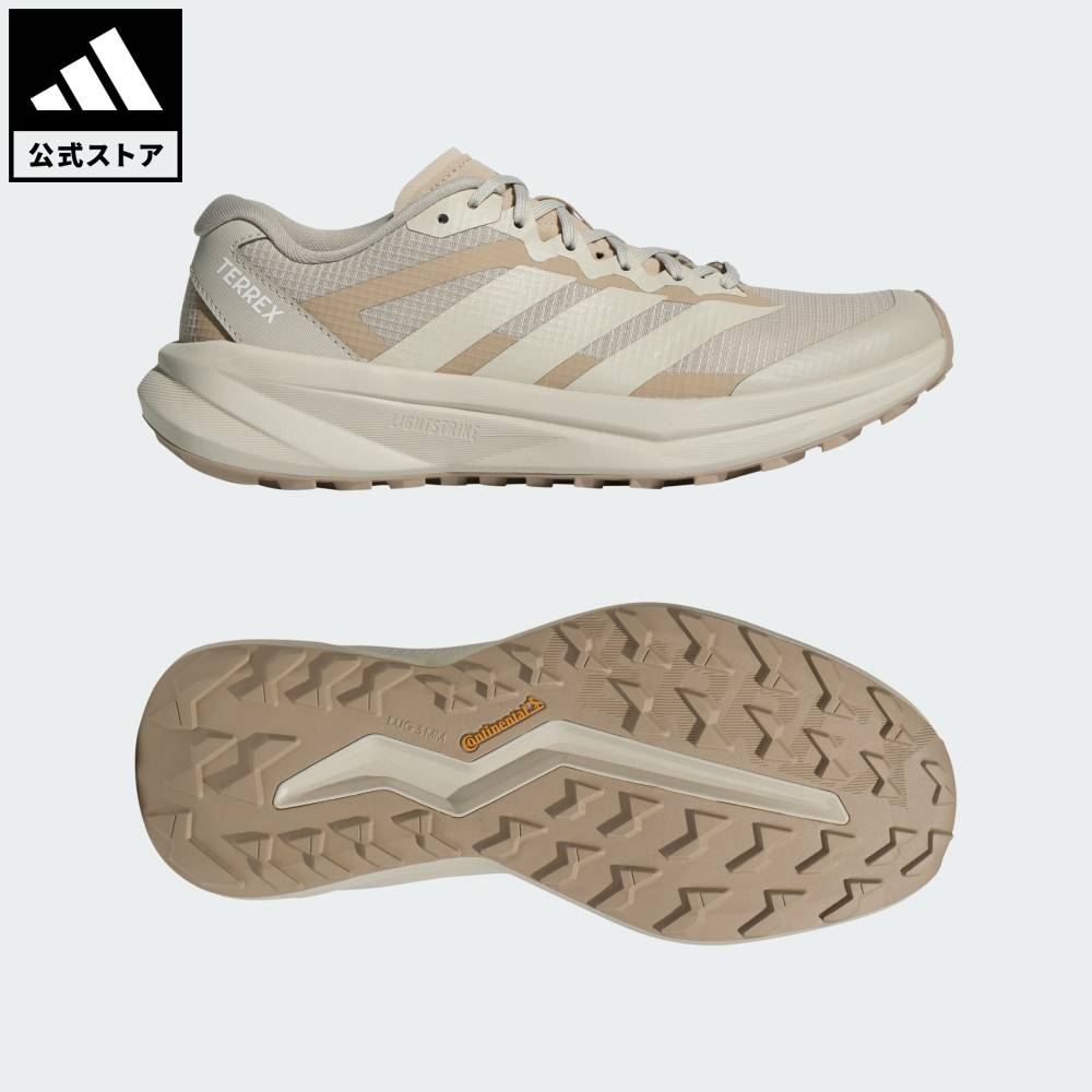 樂天商城 - 【公式】アディダス adidas 返品可 トレイルランニング テレックス アグラヴィック LT W / Terrex Agravic LT W アディダス テレックス レディース シューズ・靴 スニーカー ベージュ KK4520