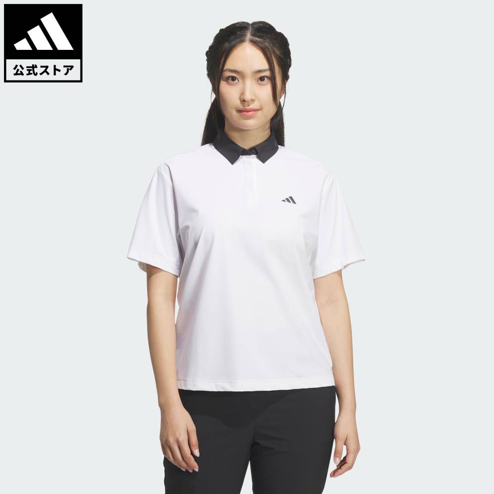 【ポイント10倍 4/24 20:00～4/27 9:59】 【公式】アディダス adidas 返品可 ゴルフ アルティメット365ツアー クライマクール 半袖 ポロシャツ パフォーマンス レディース ウェア・服 ポロシャツ 白 ホワイト KQ7159 【PT】