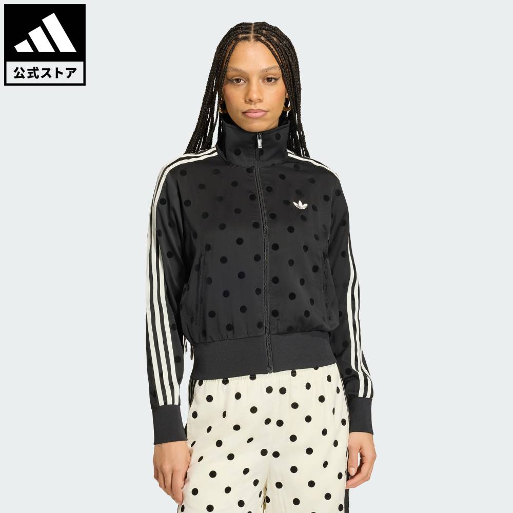 【公式】アディダス adidas 返品可 ライフスタイル サテン水玉TTトラックトップ オリジナルス ...