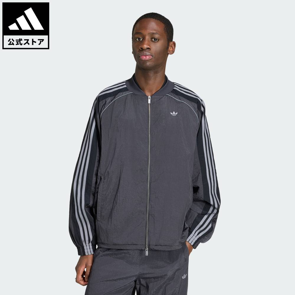 【公式】アディダス adidas 返品可 ライフスタイル ADILENIUM シーズン 5 トラックトップ オリジナルス メンズ ウェア・服 ジャージ 黒 ブラック KX4831