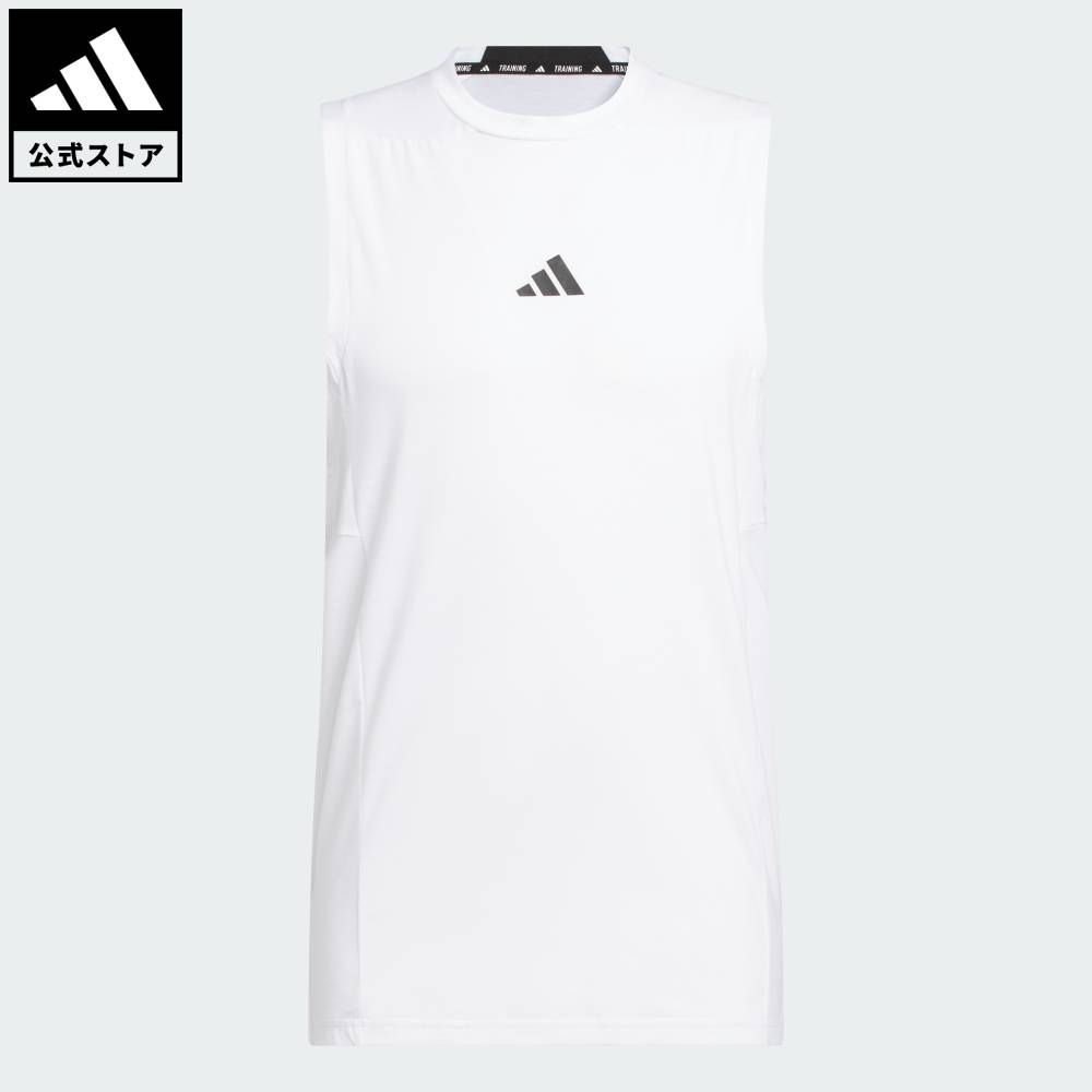 Brand：パフォーマンスSports：ジム・トレーニングCategory：ウェア・服[トップス]【20cg】【color:ホワイト】【size:J/2XS】 【size:J/XS】 【size:J/S】 【size:J/M】 【size:J/L】 【size:J/XL】 【size:J/2XL】 【size:J/3XL】 【size:J/4XL】 【size:J/5XL】 スポーツブランドアディダス公式ショップDesigned for Training ワークアウト タンクトップワークアウトをこなす準備ができたら、このアディダスのトレーニングタンクトップを着てパフォーマンスを発揮しよう。ハードなトレーニングセッション中もドライで快適なコンディションを保てる秘訣は、AEROREADYテクノロジー。自由な動作を可能にするアスレチックカットを採用したタンクトップのおかげで、何にも邪魔されることなく、自分の限界へ挑戦することができる。 この製品には、リサイクル素材を70%以上使用。製造された製品の素材をリユースすることで、ゴミの量、限りある資源への依存、そしてアディダス製品のフットプリントを減らすことにつながる。リサイクル素材を一部使用した、クラシックなトレーニングタンクトップ。レギュラーフィットクルーネックポリエステル81% / 再生繊維（リヨセル）14% / ポリウレタン5%（シングルジャージー）AEROREADYサイドに切り込み商品番号：IS3795色：Whiteモデル：IEJ25スポーツ：ジム・トレーニングテクノロジー：エアロレディSize胸囲うしろ着丈J/XSJ/SJ/MJ/LJ/XLJ/2XLJ/3XLJ/5XL86cm89cm94cm96cm101cm107cm114cm129cm67cm68cm69cm69cm70cm72cm74cm77cm※ 上記の数値はそれぞれのサイズにおける製品の寸法を表しています。※ 商品によっては、表示の寸法から若干の誤差（1～2cm）が発生する場合があります。※ 同じサイズでも、製品の素材の特徴やデザインによって着用感が異なる場合があります。Other Color