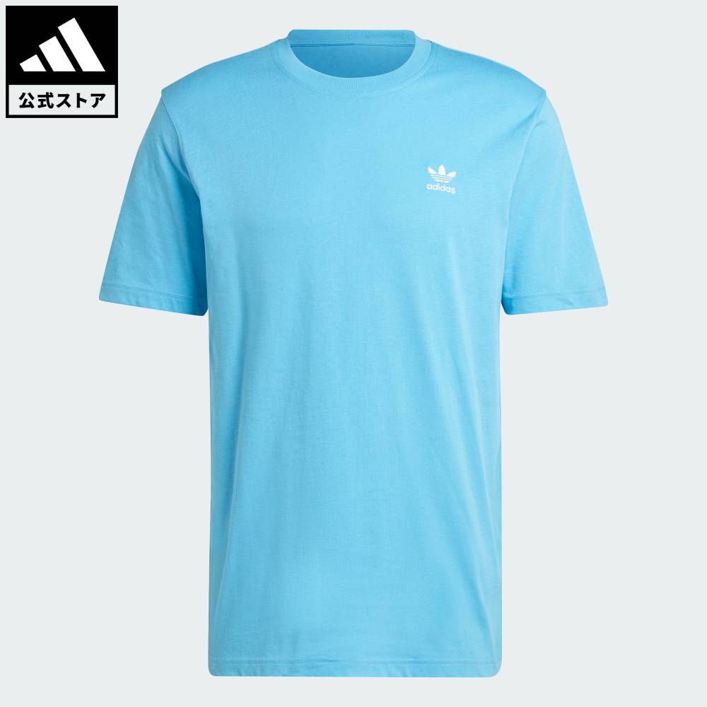 【50％OFFクーポン対象 06/04 20:00～06/11 01:59】 【公式】アディダス adidas 返品可 ライフスタイル トレフォイル エッセンシャルズ 半袖Tシャツ オリジナルス メンズ ウェア・服 Tシャツ 青 ブルー IU2358