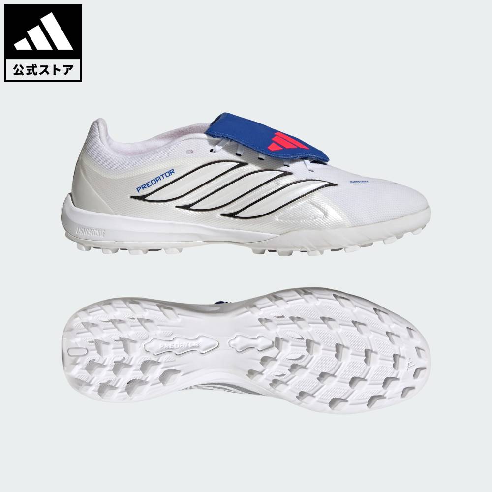 樂天商城 - 【公式】アディダス adidas 返品可 サッカー プレデター LEAGUE フォールディングタン TF / ターフ用（トレーニングシューズ）/ PREDATOR LEAGUE Fold-Over Tongue Turf Football Shoes パフォーマンス ユニセックス シューズ・靴 スポーツシューズ 白 ホワイト JS4853