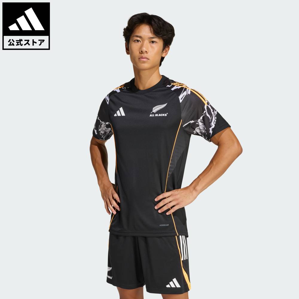 樂天商城 - 【公式】アディダス adidas 返品可 ラグビー オールブラックス マーベル パフォーマンス 半袖Tシャツ パフォーマンス メンズ ウェア・服 ユニフォーム 黒 ブラック JV9966