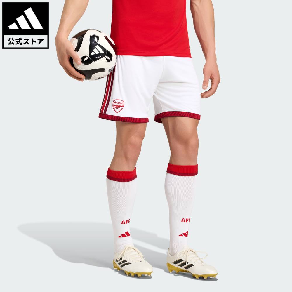 樂天商城 - 【公式】アディダス adidas 返品可 サッカー アーセナルFC 26/27 ホーム レプリカ ユニフォームショーツ パフォーマンス メンズ ウェア・服 ショートパンツ・短パン 白 ホワイト JZ3169