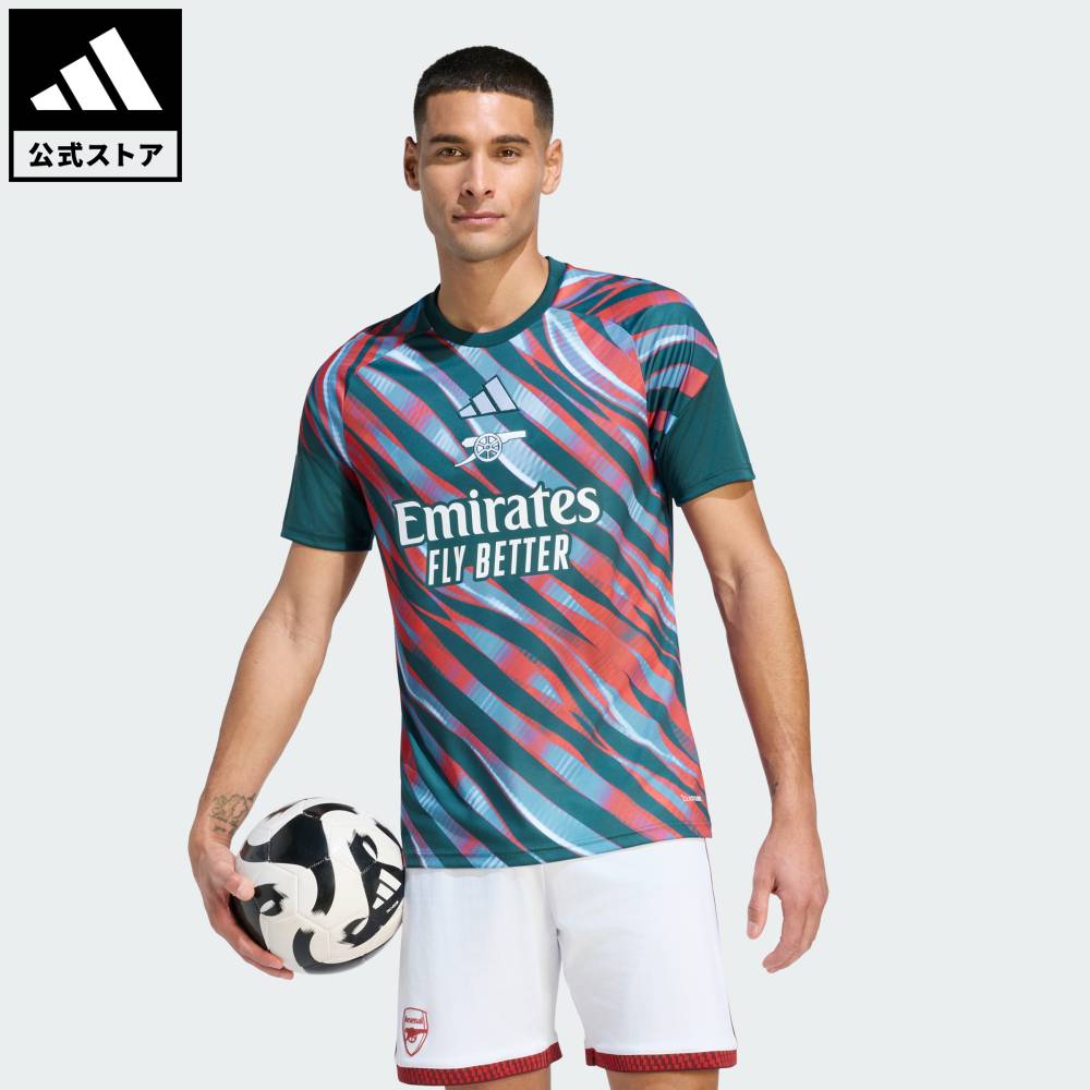 樂天商城 - 【公式】アディダス adidas 返品可 サッカー アーセナルFC 26/27 プレマッチジャージ パフォーマンス メンズ ウェア・服 ユニフォーム 緑 グリーン KC0011
