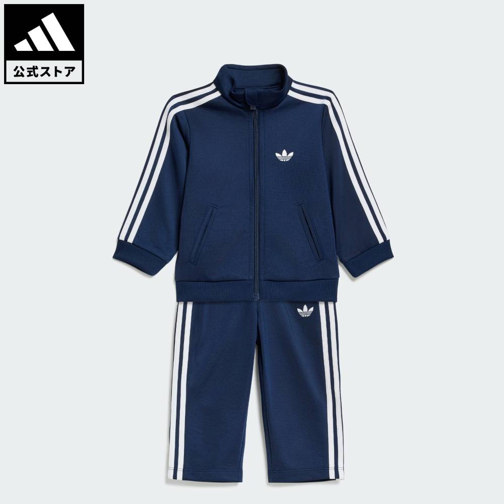  アディダス adidas 返品可 ソーシャルギフト対象 ライフスタイル ファイヤーバード トラックスーツ オリジナルス キッズ／子供用 ウェア・服 ジャージ 青 ブルー KG3884 