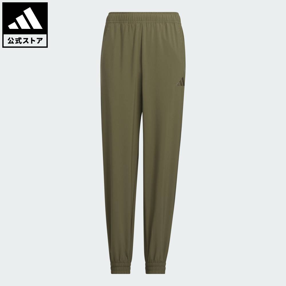 樂天商城 - 【公式】アディダス adidas 返品可 ライフスタイル 軽パン ストレッチジョガーパンツ スポーツウェア キッズ／子供用 ウェア・服 ボトムス 緑 グリーン KU6394