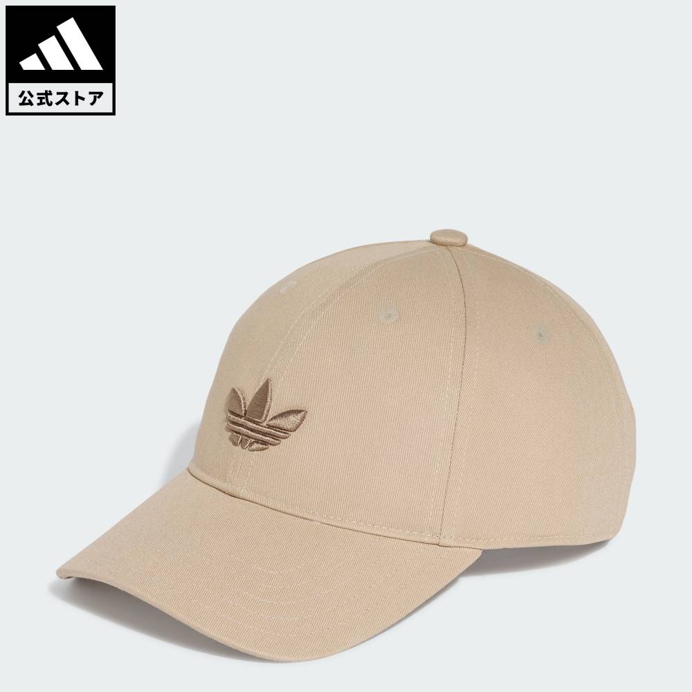 [공식] 아디다스 adidas 반품 가능 라이프 스타일 아디 컬러 클래식 트레포일 베이스볼 캡 오리지널스 유니섹스 액세서리 모자 베이지 KU7668