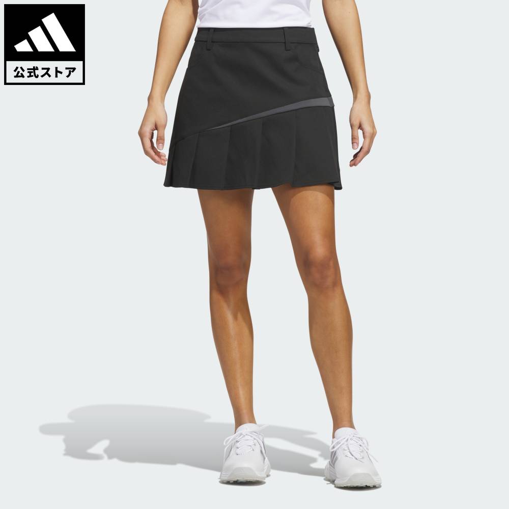 Brand：パフォーマンスSports：ゴルフCategory：ウェア・服【27cg】【color:ブラック】【size:J/XS】 【size:J/S】 【size:J/M】 【size:J/L】 【size:J/XL】 【size:J/2XL】 スポーツブランドアディダス公式ショップツイストニット プリーツスカートファッションとパフォーマンスの両方を重視するゴルファーのための一着。クラシックなゴルフの美学とモダンなエッジを融合し、最初のティーグラウンドからクラブハウスまで洗練された印象を演出。ツイル生地はプレミアムな上質感。レギュラーフィットでスイング中も快適さと動きやすさをキープ。ファッション要素の中にもスポーティさがあるアディダスらしいゴルフウェア。ラウンド中はもちろん、オフの時間にもフィット。アクティブなライフスタイルに寄り添う、スポーツと日常をつなぐ一着。ツイル使いのプレミアム プリーツスカート。レギュラーフィット主素材：ポリエステル100%、ポケット：ポリエステル100％、インナーパンツ：ポリエステル88％ / ポリウレタン12％ツイル生地商品番号：KG2210色：Blackモデル：DI396スポーツ：ゴルフSizeウエストヒップ総丈J/XSJ/SJ/MJ/LJ/XLJ/2XL61cm65cm69cm73cm76cm82cm86cm90cm94cm98cm101cm107cm39cm40cm40cm40cm40cm41cm※ 上記の数値はそれぞれのサイズにおける製品の寸法を表しています。※ 商品によっては、表示の寸法から若干の誤差（1～2cm）が発生する場合があります。※ 同じサイズでも、製品の素材の特徴やデザインによって着用感が異なる場合があります。Other Color