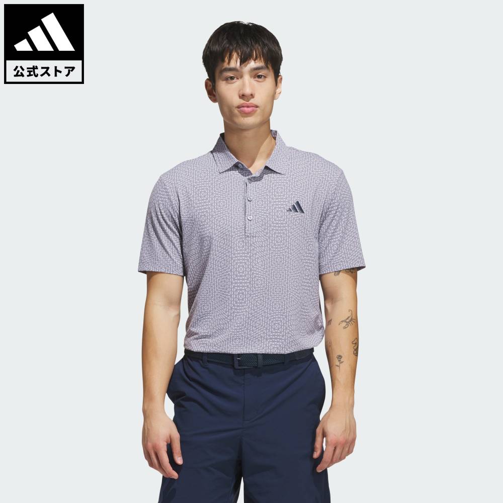 【公式】アディダス adidas 返品可 ソーシャルギフト対象 ゴルフ アルティメット365 ツアー クールフィーリング デコ ポロシャツ パフォーマンス メンズ ウェア・服 ポロシャツ 紫 パープル KG4644