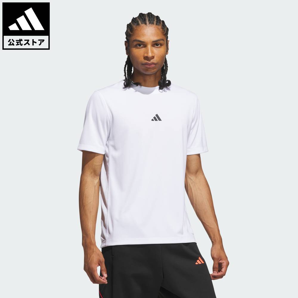 ADIDAS - 【公式】アディダス adidas 返品可 バスケットボール パフォーマンス Tシャツ パフォーマンス ユニセックス ウェア・服 Tシャツ 白 ホワイト KG4814
