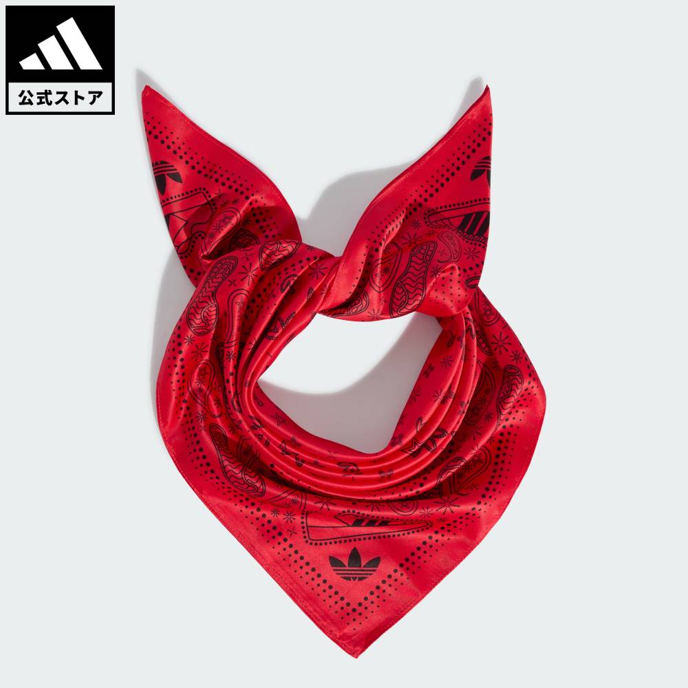 【ポイント20倍 08/22 00:00～08/27 09:59】 【公式】アディダス adidas 返品可 ライフスタイル ピン&スカーフ オリジナルス ユニセックス アクセサリー スカーフ・ネックウォーマー 赤 レッド KW7360 【PTU】