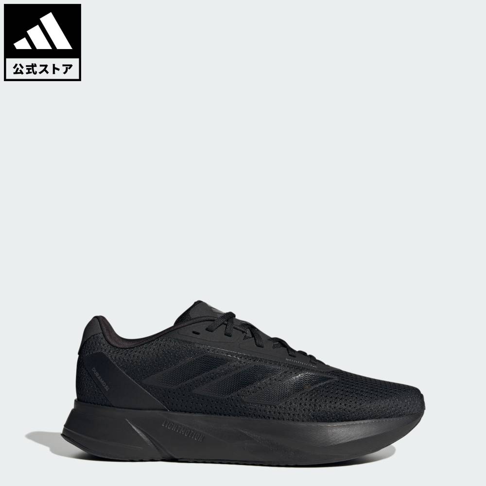 【50％OFFクーポン対象 07/04 20:00～07/11 01:59】 【公式】アディダス adidas 返品可 ランニング デュラモ SL ワイド ランニング LIGHTMOTION / Duramo SL Wide Running Lightmotion パフォーマンス メンズ シューズ・靴 スニーカー 黒 ブラック IF7254 【PTU】