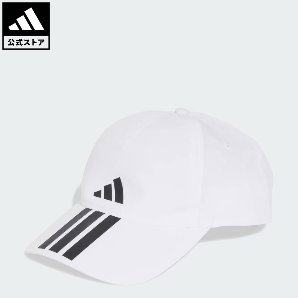 アディダス adidas 返品可 ジム・トレーニング ベースボールキャップ スリーストライプス クライマプルーフ パフォーマンス ユニセックス アクセサリー 帽子 白 ホワイト JM5344