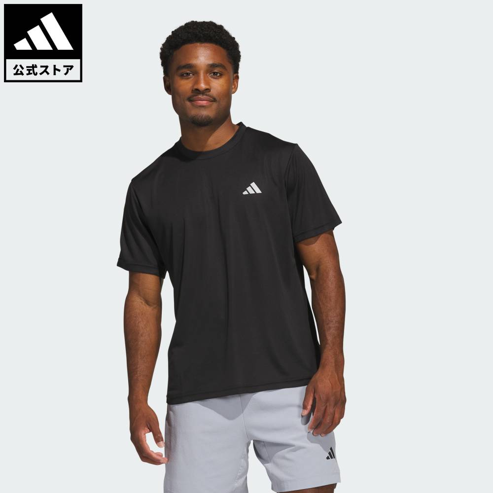【50％OFFクーポン対象 07/04 20:00～07/11 01:59】 【公式】アディダス adidas 返品可 ジム・トレーニング トレイン エッセンシャルズ トレーニング半袖Tシャツ パフォーマンス メンズ ウェア・服 Tシャツ 黒 ブラック JN6799