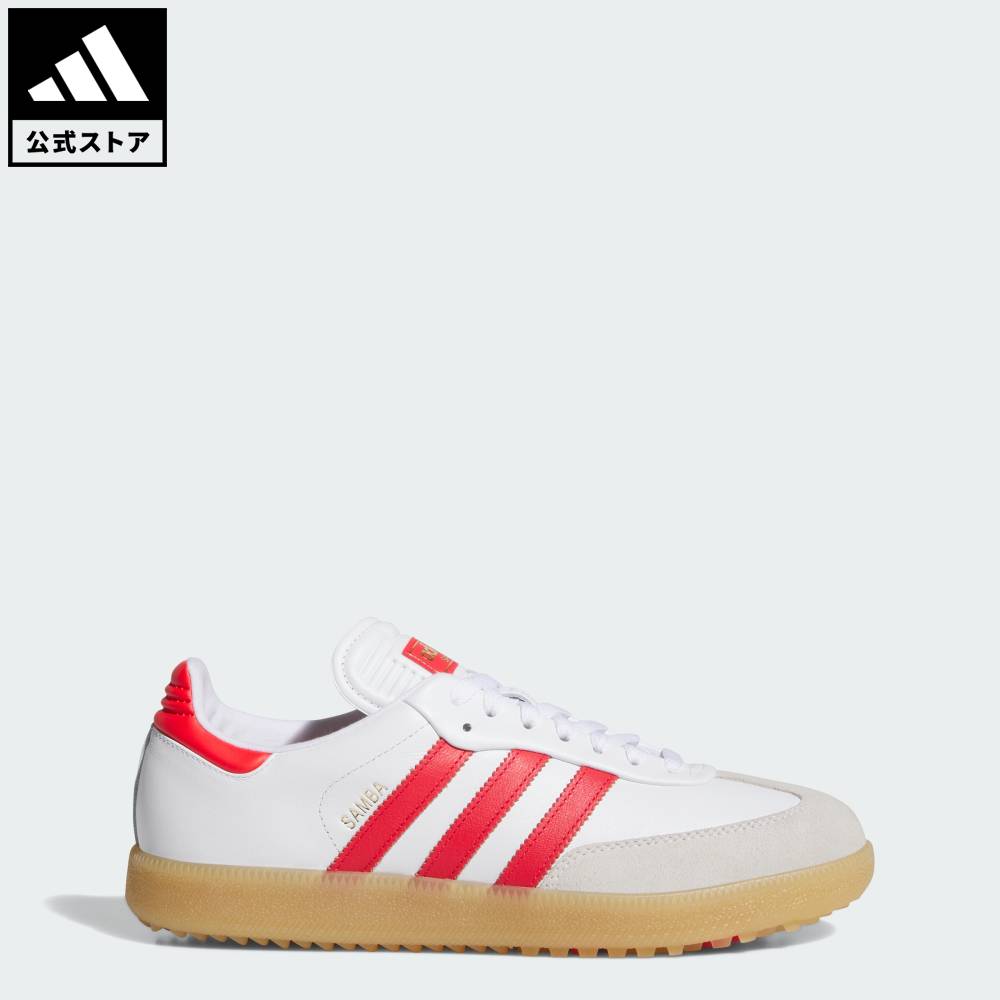 【ポイント10倍 10/14 20:00～10/21 23:59】 【公式】アディダス adidas 返品可 ソーシャルギフト対象 ゴルフ 【オリジナルスゴルフ】サンバ ゴルフ フルグレインレザー / Samba Golf オリジナルス ユニセックス シューズ・靴 スニーカー 白 ホワイト KJ5430 【PTU】