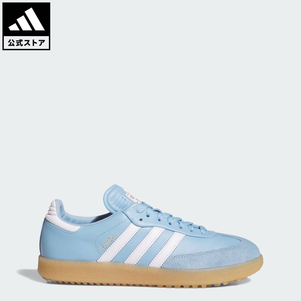 【ポイント10倍 10/14 20:00～10/21 23:59】 【公式】アディダス adidas 返品可 ソーシャルギフト対象 ゴルフ 【オリジナルスゴルフ】サンバ ゴルフ フルグレインレザー / Samba Golf オリジナルス ユニセックス シューズ・靴 スニーカー 青 ブルー KJ5431 【PTU】