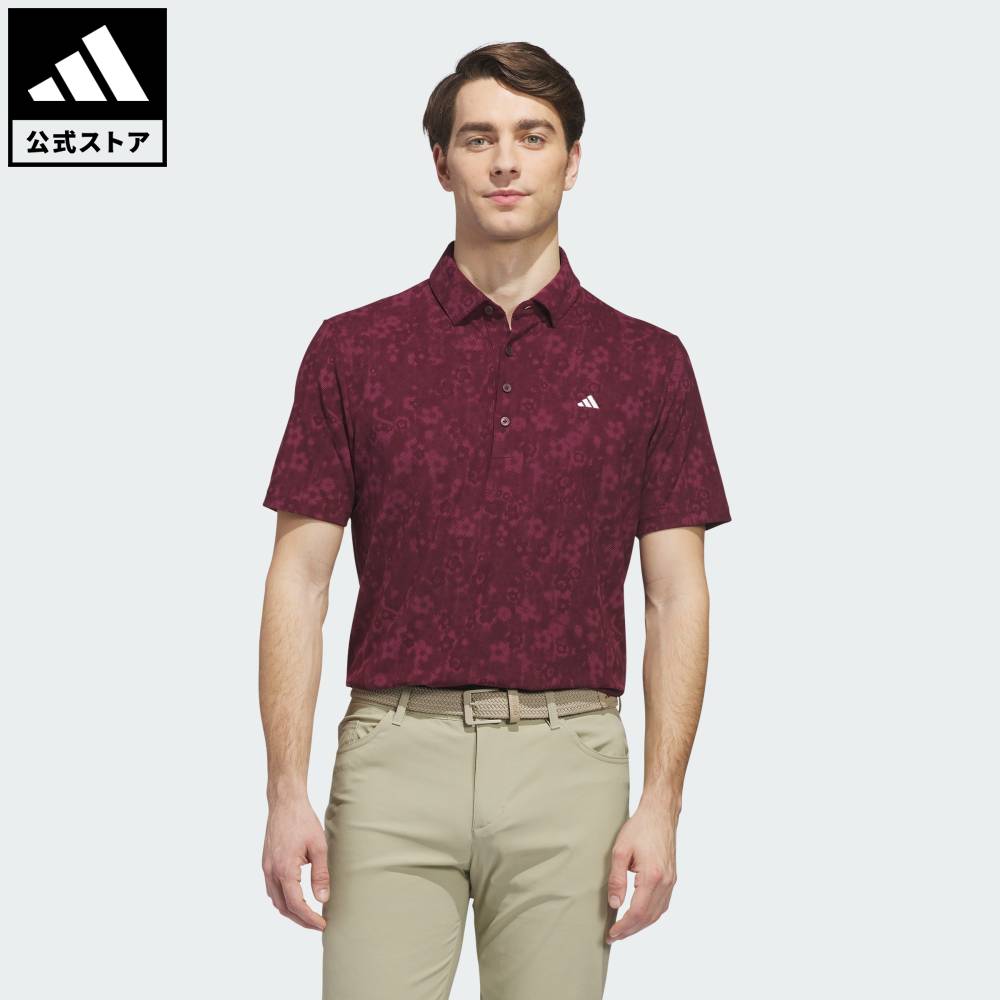 【公式】アディダス adidas 返品可 ゴルフ ULTIMATE365+ CLIMACOOL BUTTERSPUN MIGHTY BLOSSOM PRINT POLO SHIRT パフォーマンス メンズ ウェア・服 ポロシャツ KU1176