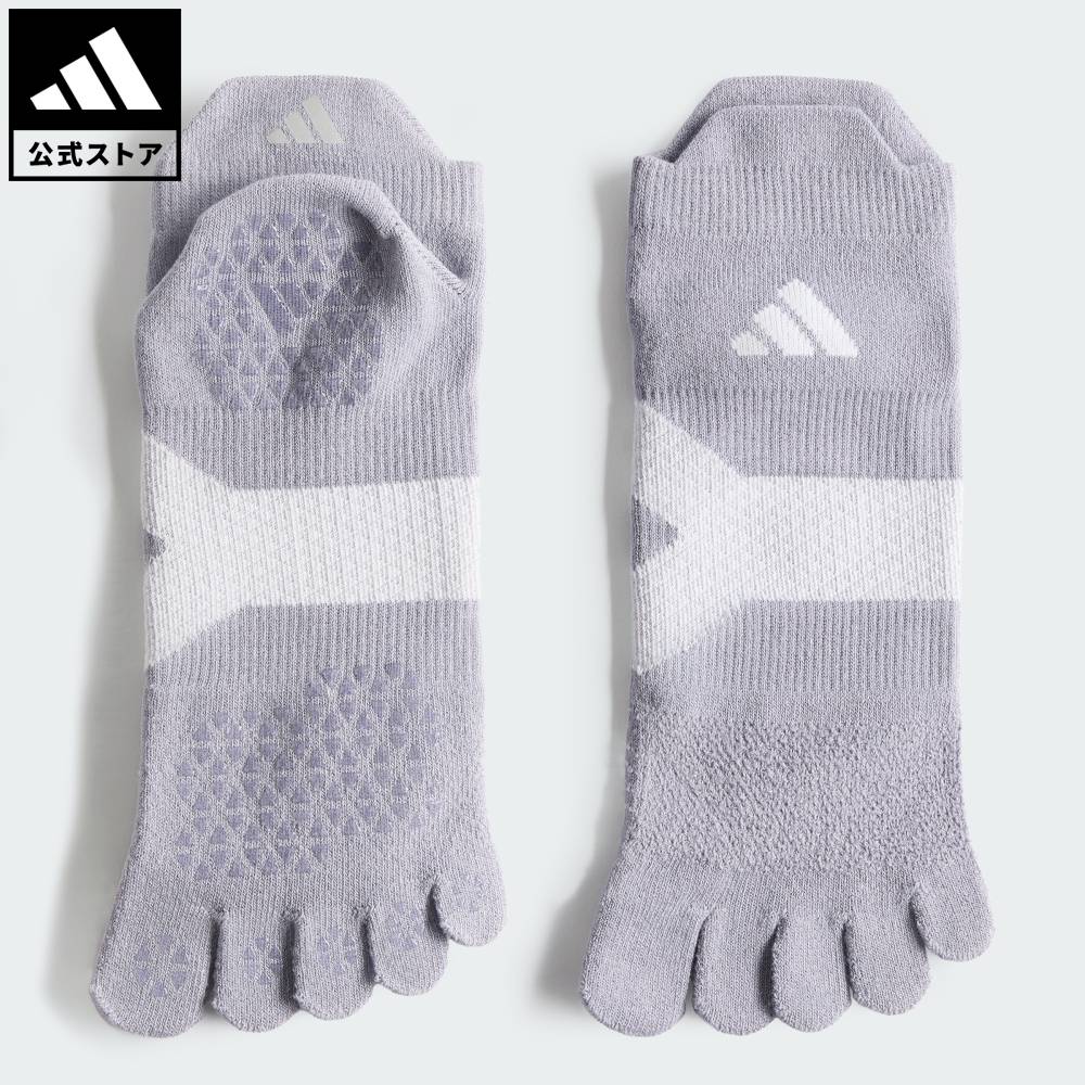 【ポイント20倍 08/22 00:00～08/27 09:59】 【公式】アディダス adidas 返品可 ランニング ランニング用5本指ソックス パフォーマンス ユニセックス アクセサリー ソックス・靴下 紫 パープル KW3319 【PTU】