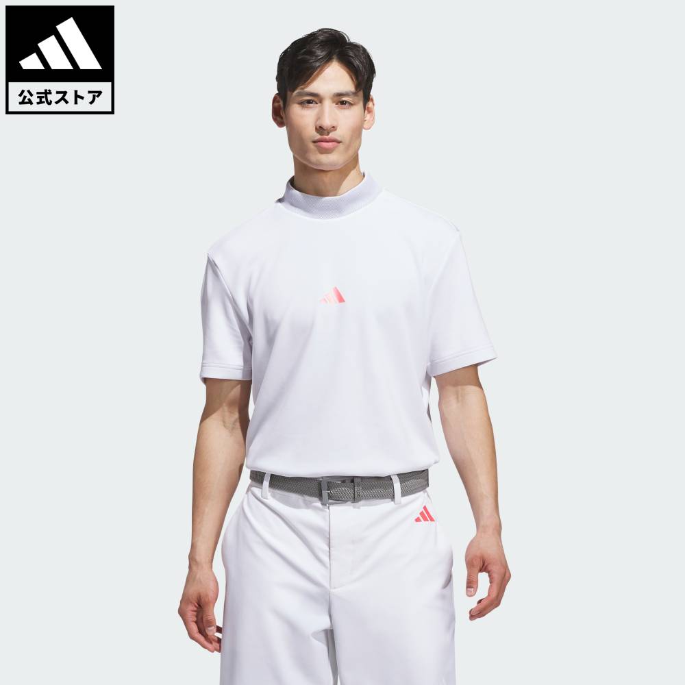 Brand：パフォーマンスSports：ゴルフCategory：ウェア・服【27cg】【color:ホワイト】【size:J/S】 【size:J/M】 【size:J/L】 【size:J/XL】 【size:J/2XL】 スポーツブランドアディダス公式ショップコードカオス モックネック 半袖シャツグリーンを歩く姿を品よく引き立てるメンズ コッドモック半袖シャツ。プレーのパフォーマンスとスタイルの両面にこだわるゴルファーのために設計されており、フェアウェイでもクラブハウスでも違和感なく着こなせるクラシックなルックが魅力のポロシャツ。ダブルニット生地を採用し、しっとりとした肌触りと控えめな表情のあるテクスチャーが上品な風合いと持続する快適さをもたらす。レギュラーフィットがスムーズなショットを引き出し、パットのラインを読むときも、ラウンド後にくつろぐ時間も自然な動きをサポートする。アディダスならではのスポーツヘリテージと洗練されたモダンなデザインが、このポロシャツの中で一つになっている。隅々まで計算されたディテールによって、プレー中はスイングに集中し、ゴルフの時間そのものを味わうことができる一枚である。モックネックとレギュラーフィットを採用し、コースの上でもオフの時間でも快適な着心地をキープするシャツ。レギュラーフィットモックネックポリエステル100%ダブルニット生地商品番号：KZ5406色：Whiteモデル：P0381スポーツ：ゴルフSize胸囲うしろ着丈袖丈J/SJ/MJ/LJ/XLJ/2XL98cm103cm105cm110cm116cm68cm69cm69cm70cm72cm21cm21cm22cm22cm23cm※ 上記の数値はそれぞれのサイズにおける製品の寸法を表しています。※ 商品によっては、表示の寸法から若干の誤差（1～2cm）が発生する場合があります。※ 同じサイズでも、製品の素材の特徴やデザインによって着用感が異なる場合があります。Other Color